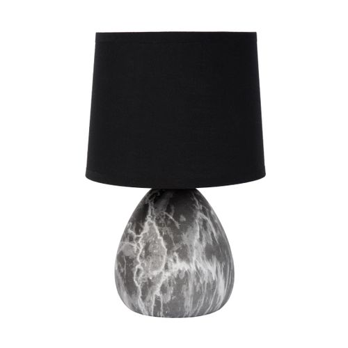 Marmo Lampe De Table - Noir - 1xe14