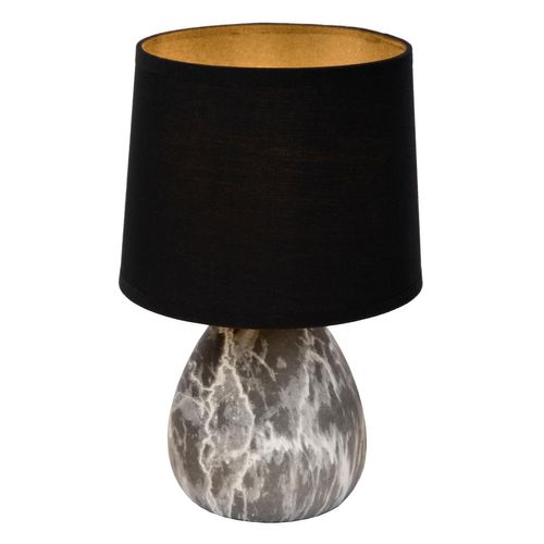 Marmo Lampe De Table - Noir - 1xe14