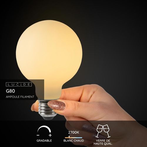 G80 Ampoule Filament - Opalin - E27