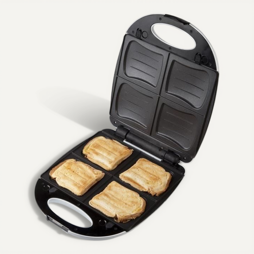 Appareil à Croque-monsieur Do9046c - Surface Cuisson Extra Large 27x32cm - Plaques Amovibles - 1200w