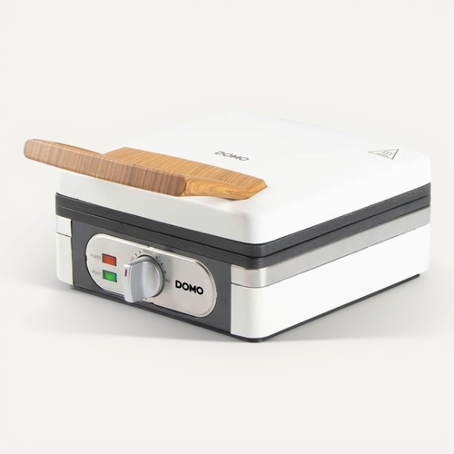 Gaufrier 2 Gaufres XXL — 1400 W, Plaques Céramique Sans Pfas, Thermostat Réglable