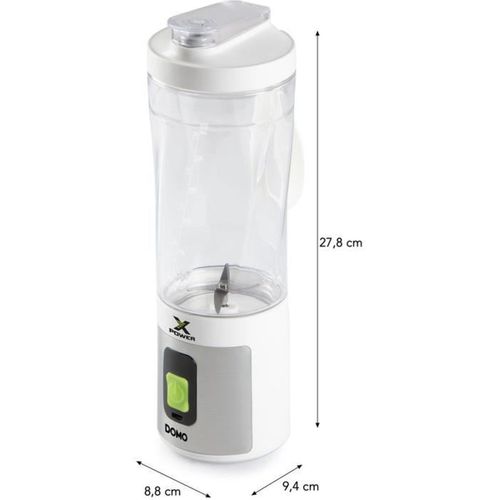 Domo Do752bl Xpower - Blender Portable Sans Fil 120 W 600 Ml - Domo