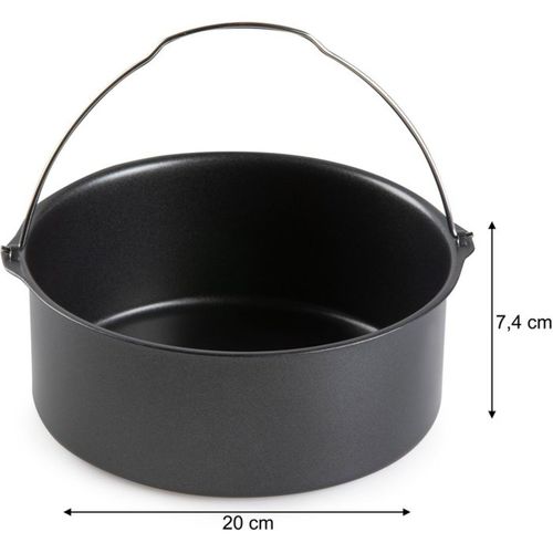 Set Accessoires Airfryer 12 Pièces Pour Friteuse 6 L - Noir, Silicone