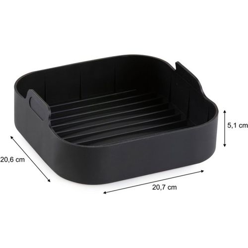 Set Accessoires Airfryer 12 Pièces Pour Friteuse 6 L - Noir, Silicone