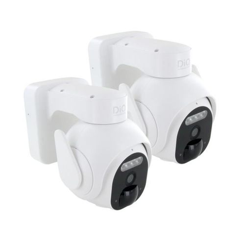Caméras Extérieures Rotatives 3mp - Lot De 2 - Batterie 9000 Mah, 350°