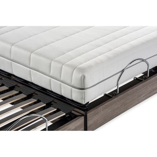 Ensemble Matelas+sommier Relaxation Électrique Ergo 2 Dreamzone - 2x80x200 Cm