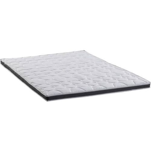 Surmatelas 140x190 Cm - 7 Cm Mousse Ferme, Housse Microfibre