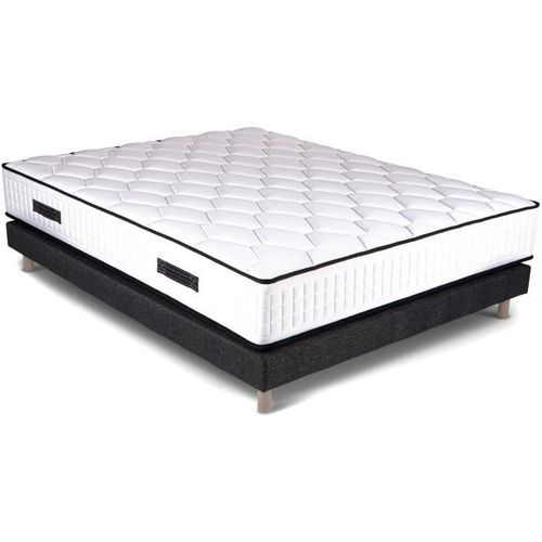 Ensemble Sommier Et Matelas 140x190cm - 798 Ressorts Ensachés - New York