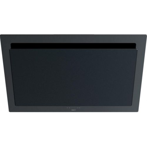 Hotte Décorative Inclinée 90cm 490m3/h Verre Noir - 7838