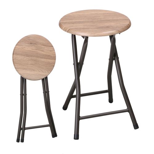 Tabouret D'appoint Pliable Industriel Dock - Noir