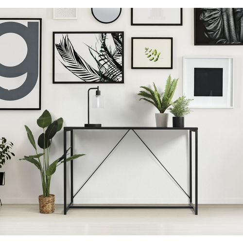 Console Design En Métal Madison - L. 120 X H. 79 Cm - Noir