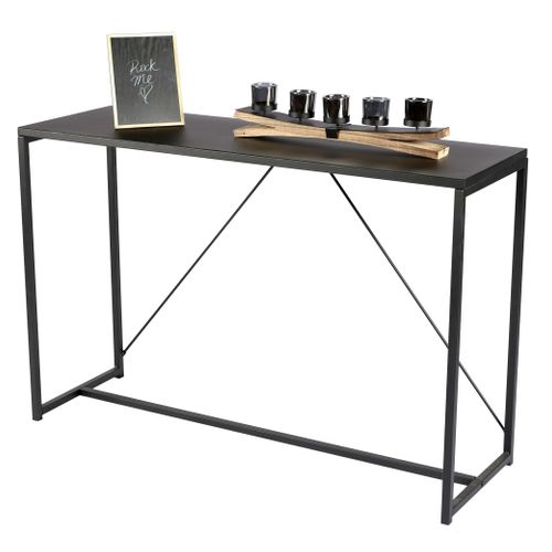 Console Design En Métal Madison - L. 120 X H. 79 Cm - Noir