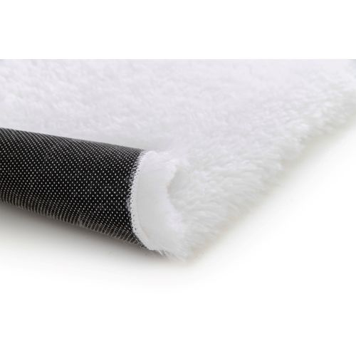 Tapis 60x90 cm TEDDY Blanc vue accessoires