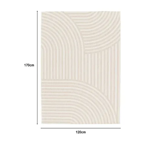 Tapis 120x170 cm. ROSE Beige vue accessoires