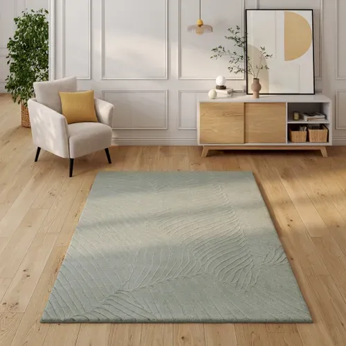 Tapis 160x230 cm FELICIA Vert vue d'ambiance 1