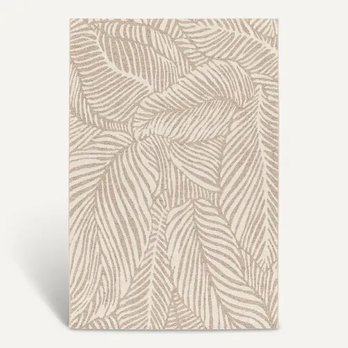 Tapis 160x230 cm NAEL Beige vue de face