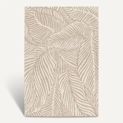 Tapis 200x290 cm NAEL Beige vue de face