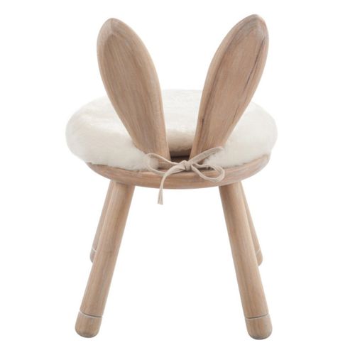 Chaise Pour Enfant "oreilles Lapin" 56cm Naturel