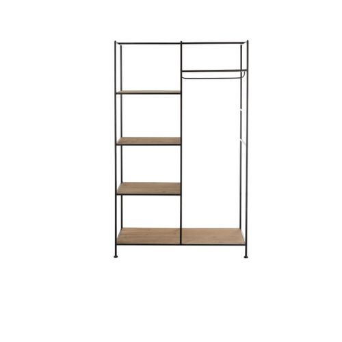 étagère et Penderie En Métal "rack" 180cm Noir