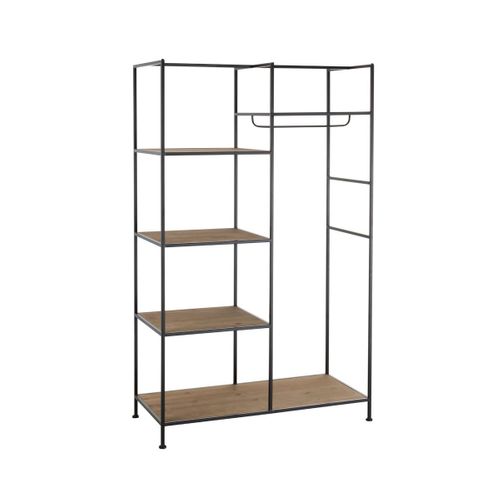 étagère et Penderie En Métal "rack" 180cm Noir