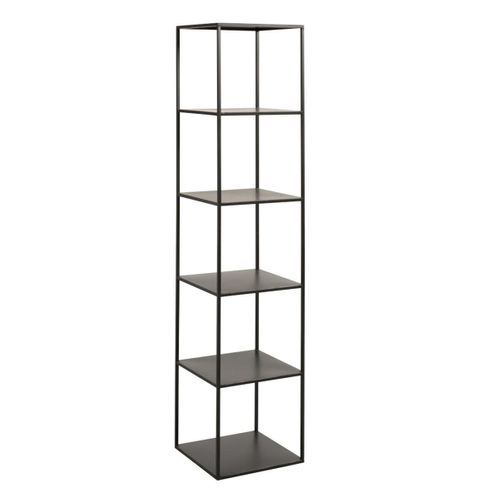 étagère 6 Niveaux En Métal "lovra" 180cm Noir
