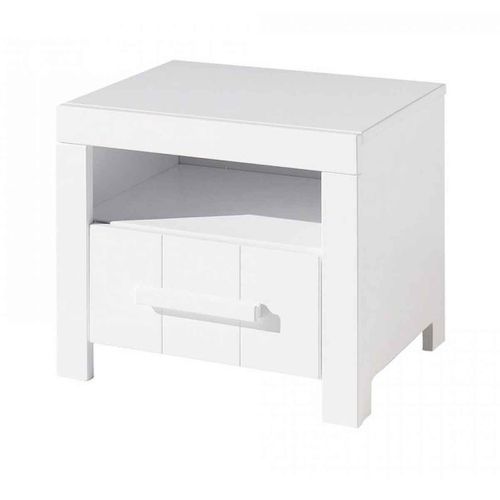 Pack - Lit Enfant, Chevet et Armoire 2 Portes "erik" Blanc