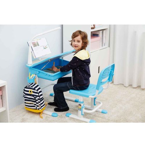 Bureau et Chaise Enfant "comfortline" 70 cm Bleu