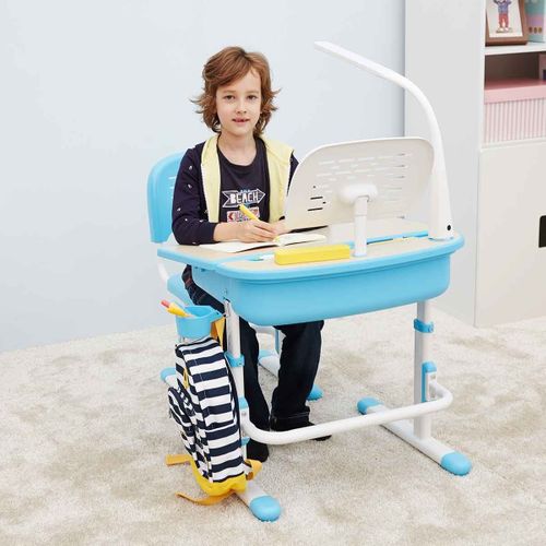 Bureau et Chaise Enfant "comfortline" 70 cm Bleu