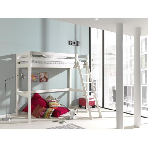 Lit Mezzanine Enfant "pino" 90x200cm Blanc
