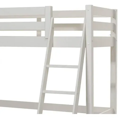 Lit Mezzanine Enfant "pino" 90x200cm Blanc