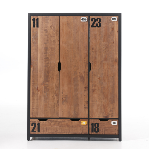 Chambre Complète Lit 90x200 Alex Avec Grande Armoire Et Bureau