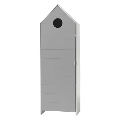 Armoire 1 Porte Casami - Gris
