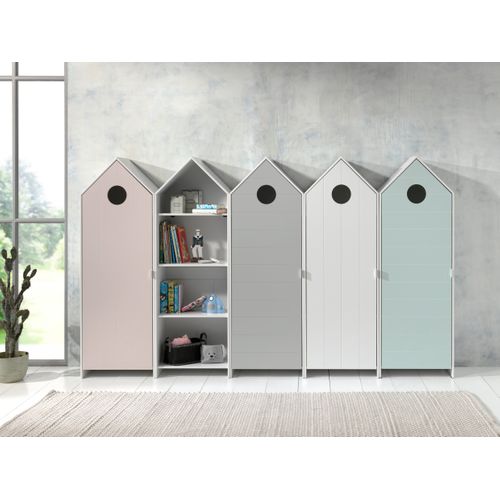 Armoire 1 Porte Casami - Gris