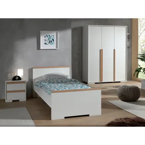 Armoire 3 Portes London - Blanc