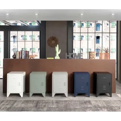 Chevet 1 Porte Bronxx - Denim Mat