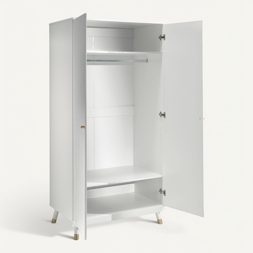 Armoire 2 Portes Billy - Blanc