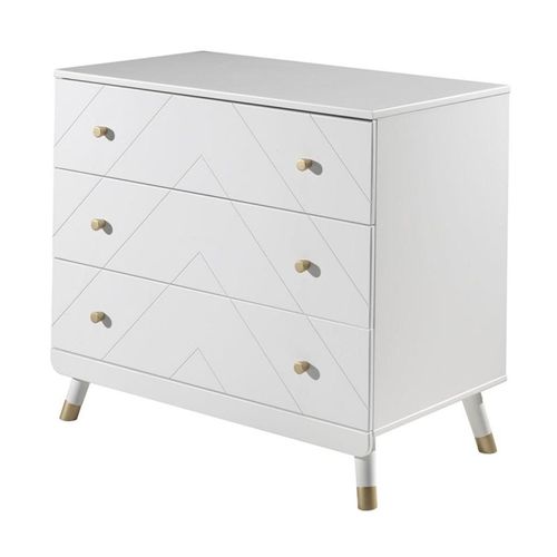 Commode 3 Tiroirs Billy - Blanc