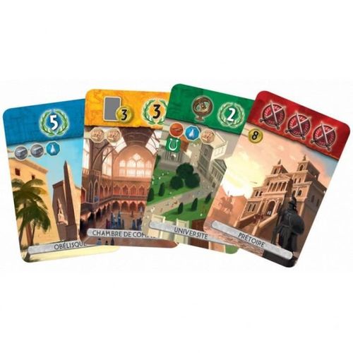 Jeu De Société 7 Wonders  Duel Jeu Autonome Pour 2 Joueurs Jeu De Société