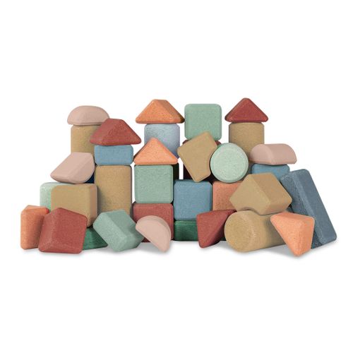 Lot De 10 Blocs De Construction Sapin Grand 4x4x6 Picots - Couleur Vert Mousse - Compatible Lego
