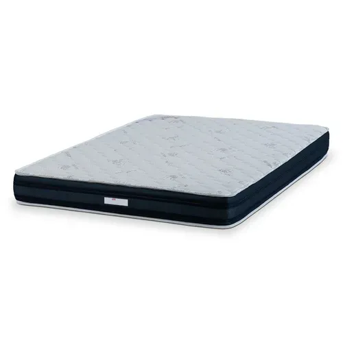 Ensemble Viscoflex  Et Sommier Beige - Sommier Avec Matelas, 140x190cm, épaisseur 22cm