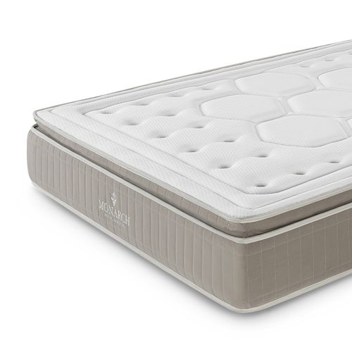 Matelas Ressorts Ensachés, 160x200cm, Deluxe Crown Avec Surmatelas Intégré, épaisseur 28cm