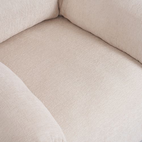 Design Moderne, Tissu Chenille, Fauteuil Surdimensionné, Chaise Décorative, Canapé Simple, Beige