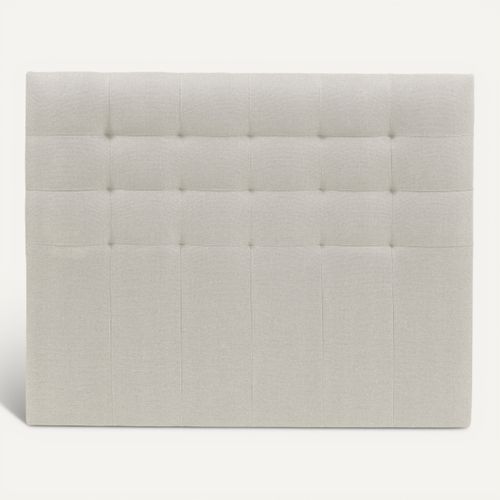 Tête de lit tissu L.160 cm FLEX ROYAL blanc vue de face