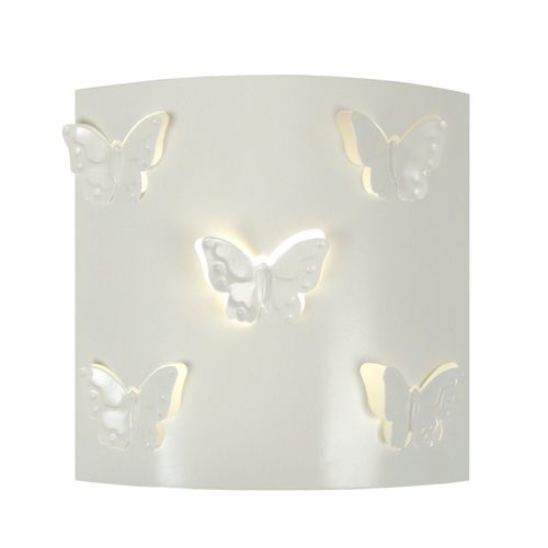 Applique Murale Ou Lustre Enfant Coccinelle & Fleur En Métal - Occasion, Décoration Chambre D'enfant