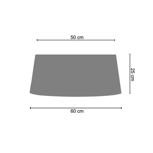 Abat-jour 230X150X300 mm diamètre bas x diamètre haut x hauteur | Coton écru (crème) | Pour douille E27 (grande) | Abat-jour 23 x 15 x 30 cm | Abat-jour 23 cm | Abat-jour 23 cm