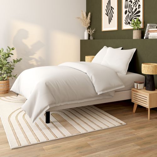 Parure 240x220 cm NUIT FAUBOURG IENA blanc