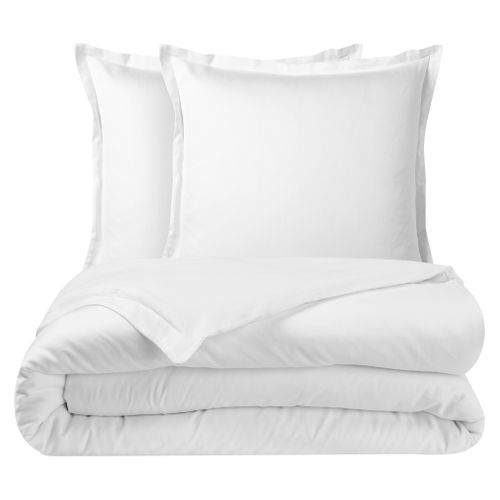 Parure 240x220 cm NUIT FAUBOURG IENA blanc vue 3/4
