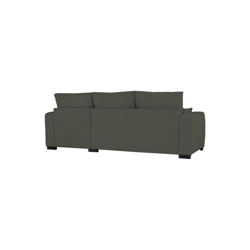 Canapé d'angle convertible BROADWAY II tissu vert