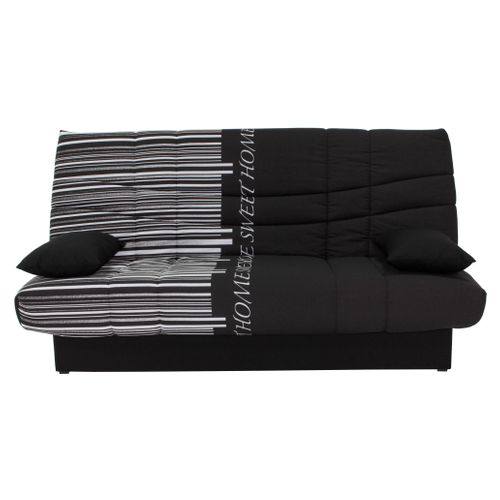 Banquette-lit clic-clac PORTO code barre noir