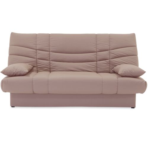 Banquette-lit clic-clac PORTO uni bois de rose